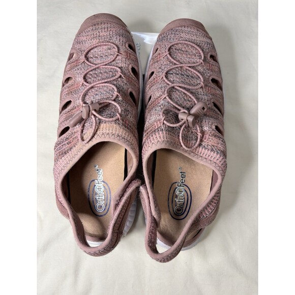 Orthofeet Laguna Orthopedic Shoes Bungee Lock-Laces Pink  Size 9 B Women - Picture 6 of 6